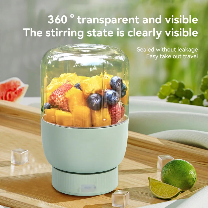 Portable Fruit Juicer Cup Multi-function Electric Travel Blender Large Capacity Ice Crusher Smoothie Quick Making For Travel